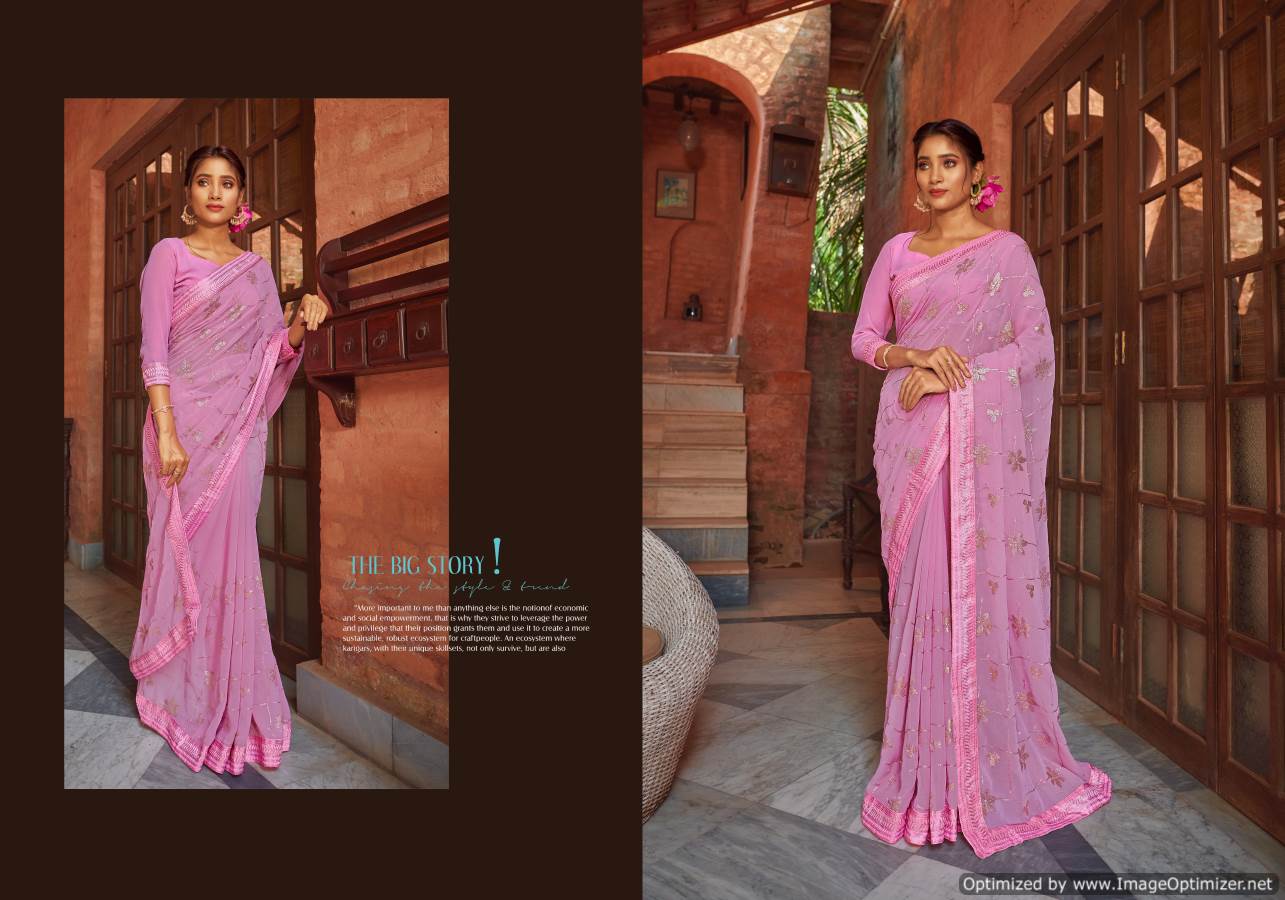 Ynf Aza Sequence New Party Wear Designer Georgette Saree Collection